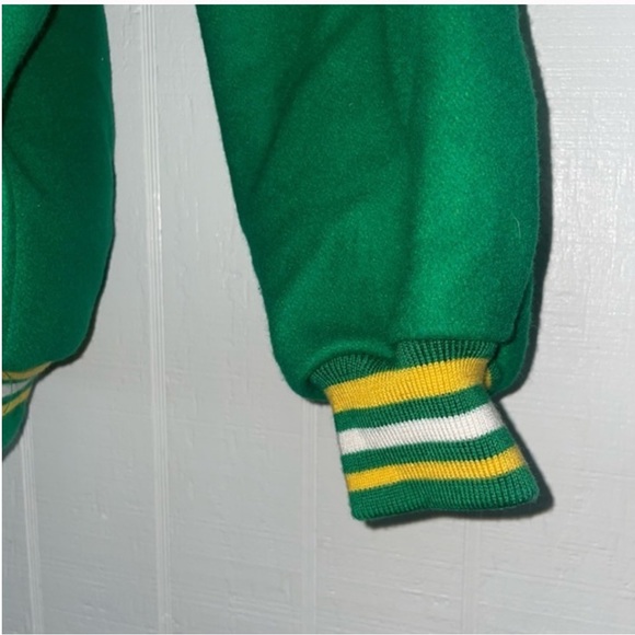 NWT Mitchell & Ness Boston celtics NBA Varsity Wool Hardwood Classics Jacket 3XL - Picture 13 of 16